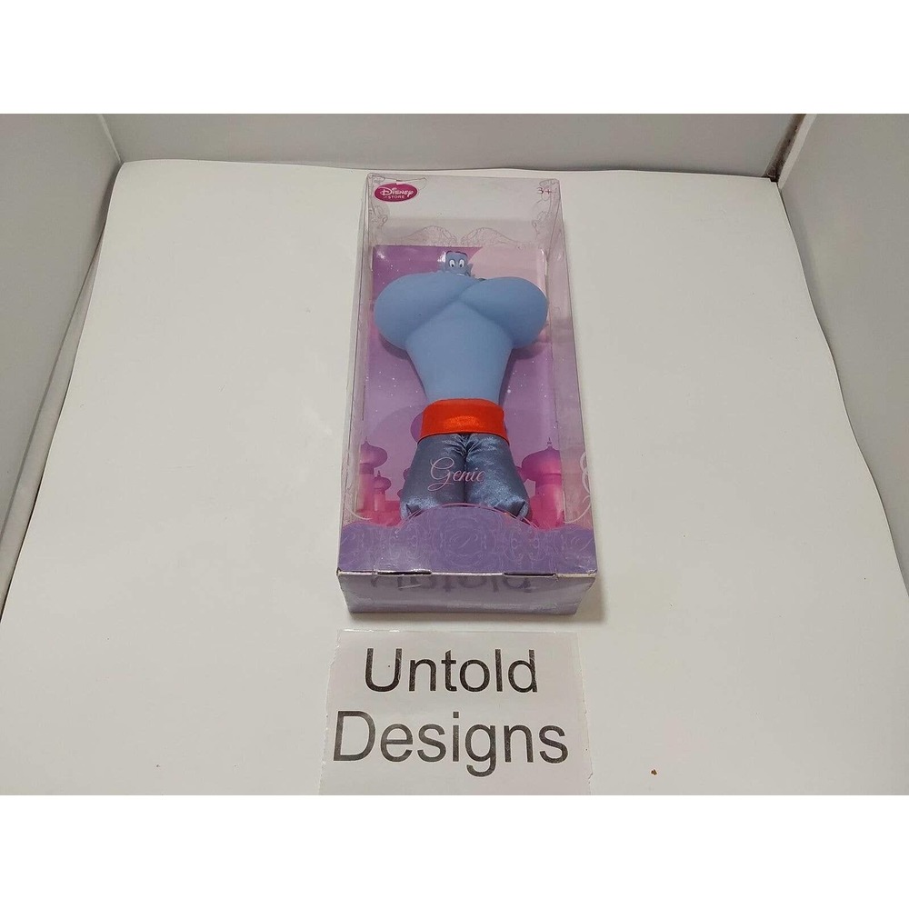 Disney Autographed By Six Classic Doll Genie 12" H Including Voice Of Aladdin